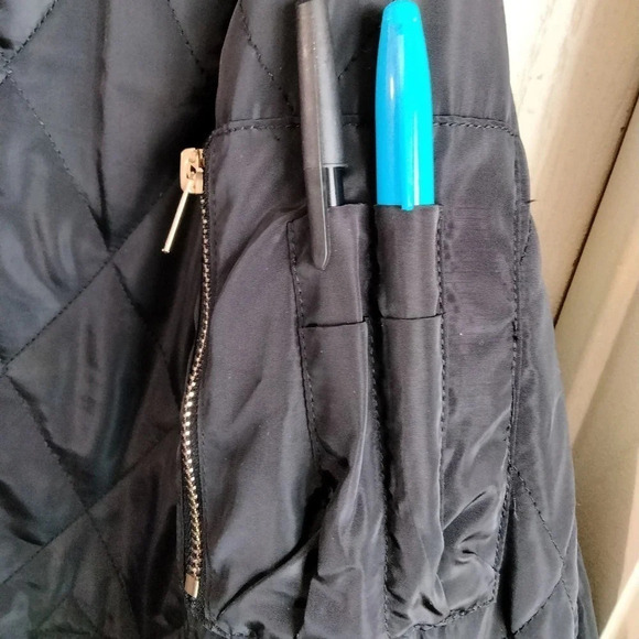 Wet Seal Womens Small Black Long Full Zipper Jacket - Picture 11 of 15